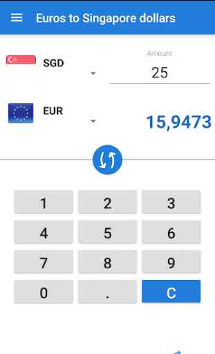 Euro to Singapore Dollar / EUR to SGD Converter 3