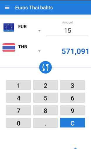 Euro to Thai Baht / EUR to THB Converter 1