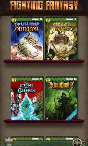 Fighting Fantasy Classics – text based story game 1