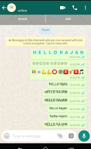 Fonts For WhatsApp - Stylish Text 3