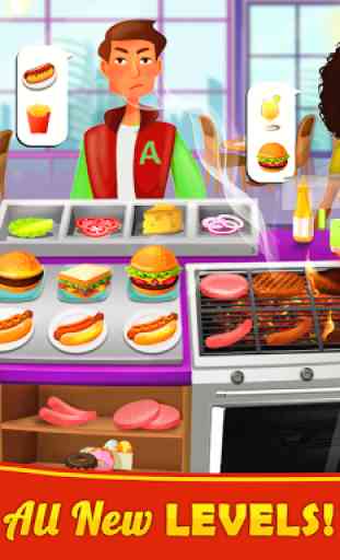 Food Court Cooking Game - Crazy Chef’s Restaurant 3