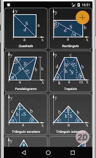 Geometryx: Geometria - Cálculos e Fórmulas 1