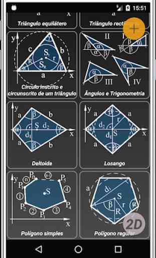 Geometryx: Geometria - Cálculos e Fórmulas 2
