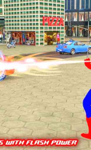 Herói da velocidade do flash: jogos simulador 3