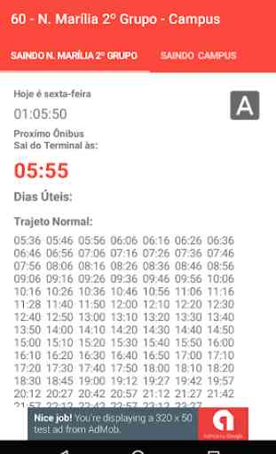 Horário dos Ônibus em Marília 2