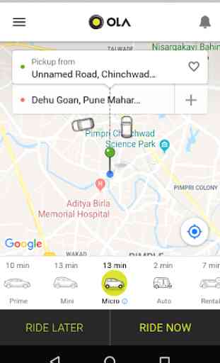 How to Book Ola 2