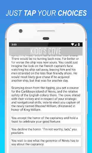 Kidd’s Cove: A CYOA Pirate Choice Based Text RPG 2