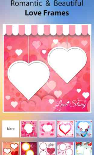 Love Photo - quadro de amor, colagem, cartão 1