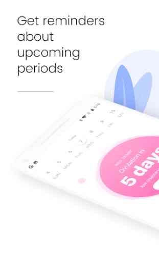 Minna - Calendário Menstruação & Meu Período 1