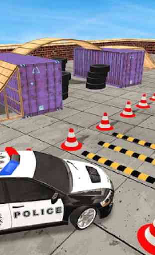 Modern Police Car Parking- Car Driving Games 4