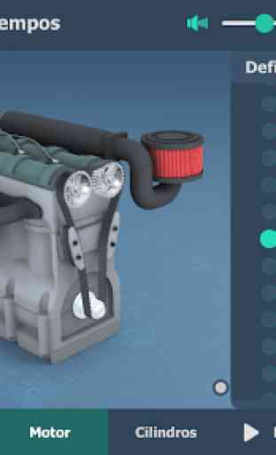 Motor Otto de quatro tempos 3D educacional RV 2