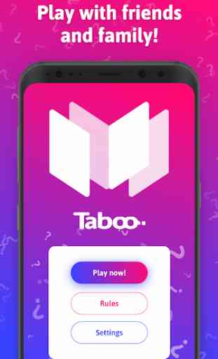 mTaboo - tabu, forbidden words party game! 1