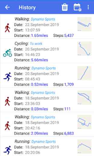 Pedometer, Walking, Running, Cycling Tracker App. 3