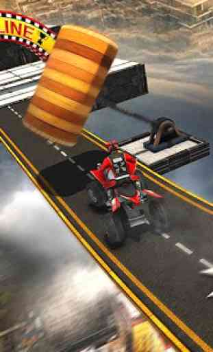 Racing Quad Bike Moto Stunt: ATV Impossible Track 3
