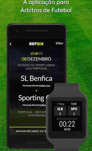REFSIX - Relógio para Árbitro de Futebol 1