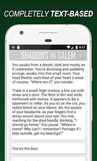 Shadows In Salem: A Text-Based Choices RPG 2