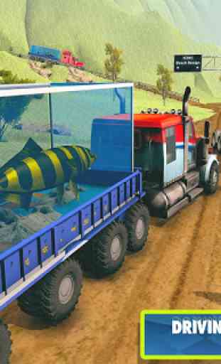 Simulador de caminhão de transporte de animais 4