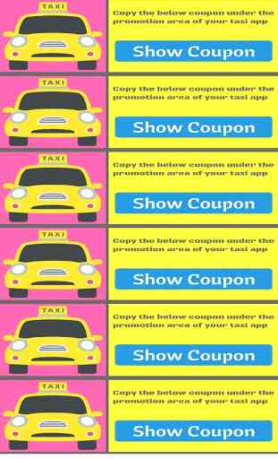 Taxi Coupons for Ola etc. 2