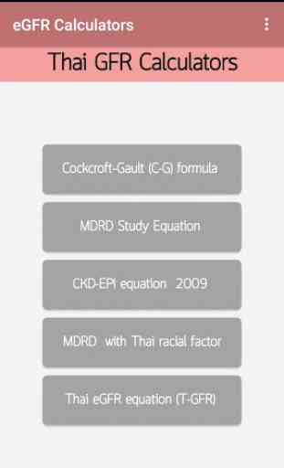Thai eGFR Calculators 1