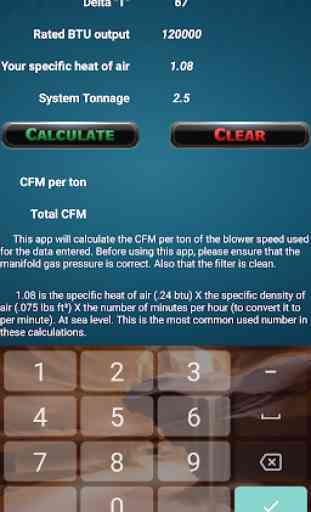 Verbals CFM calculator 2
