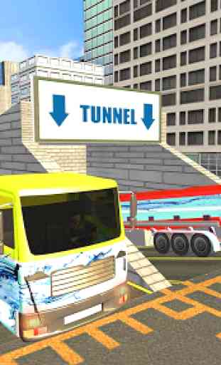 Water Tanker Offroad Transport Truck Driving Game 2