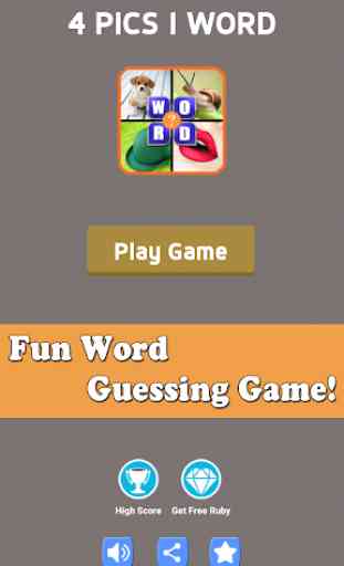 What The Word - 4 Pics 1 Word - Fun Word Guessing 1