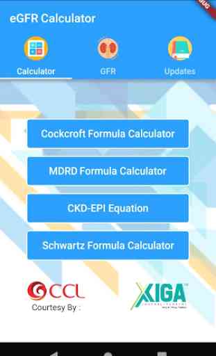 Xiga eGFR Calculator 1