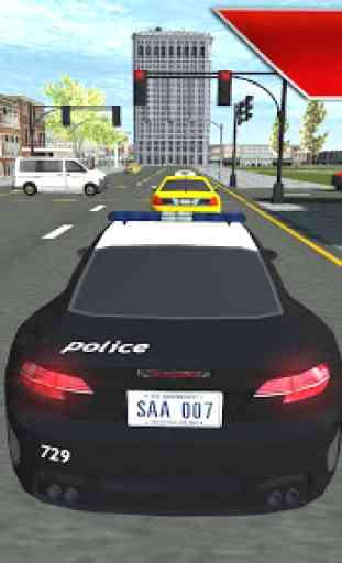 Carro de polícia real dirigindo v2 1