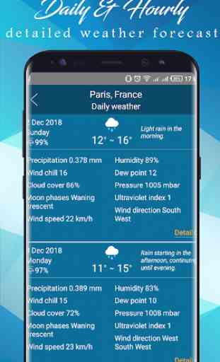 Clima hoje - Live previsão do tempo Apps 2020 3