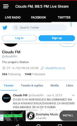 Clouds Radio Tanzania 3
