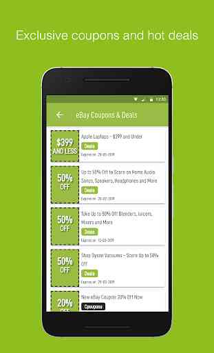 Coupons for eBay promo codes and deals by Couponat 1