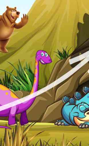 Criança Quebra-cabeça para pré escola - Dinossauro 3