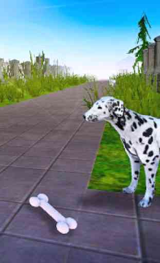 Dálmata Dog Pet Vida Sim 3D 3