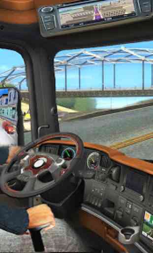 Dentro Caminhão Dirigindo Jogos : Rodovia Estradas 1