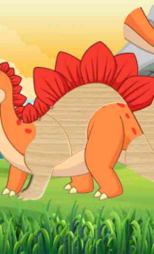 Dinosauro quebra cabeça, jogos infantis 2