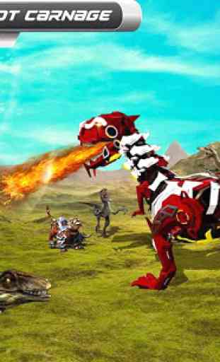 Dinossauro robô v tigre t rex dinossauro jogos 2