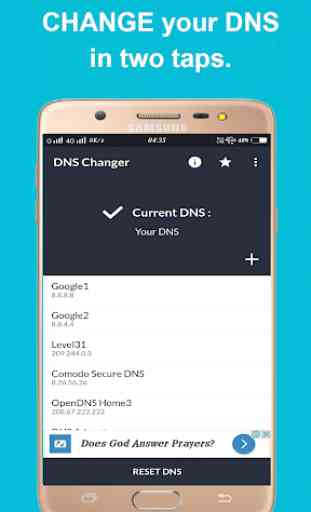 DNS Changer (no root 3G/4G/5G/WiFi) 1