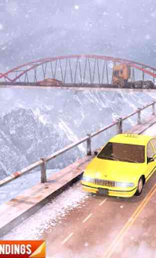 Drive Mountain City Taxi Car: Hill Taxi Car Games 3