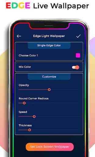 Edge Lighting Live Wallpaper - Border Edge Light 2