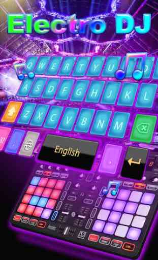 Electro DJ Pads Keyboard Theme 1
