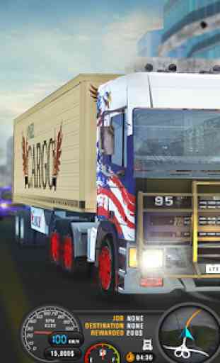 Euro caminhão Simulador 2019 transporte de carga 3