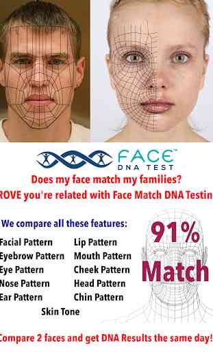 Find out if you're related? - DNA Face Match Test 2