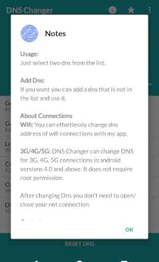 Free DNS Changer (No Root 3G/WiFi) 2