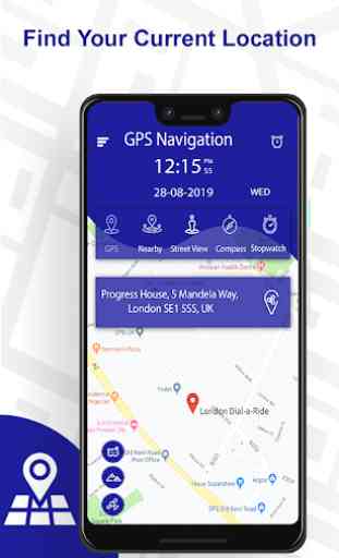 GPS Map Navigation Traffic Finder App 2