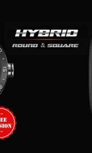 Hybrid 3D Watch Face and Clock Live Wallpaper 2