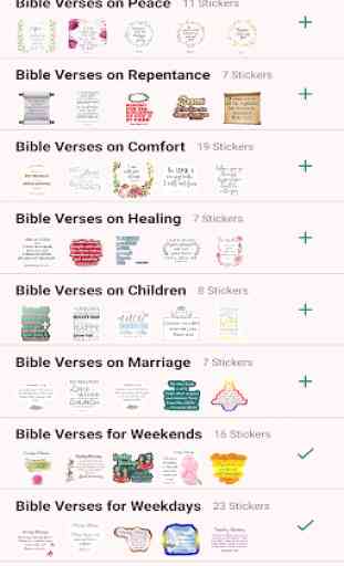 Jesus Christ & Bible Verses Stickers 1