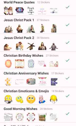 Jesus Christ & Bible Verses Stickers 2