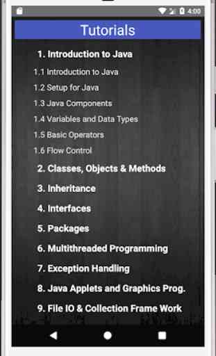 Learning Java 3