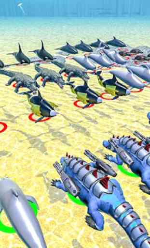 Mar Animal Kingdom Battle: Guerra Simulator 2