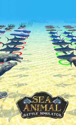 Mar Animal Kingdom Battle: Guerra Simulator 4
